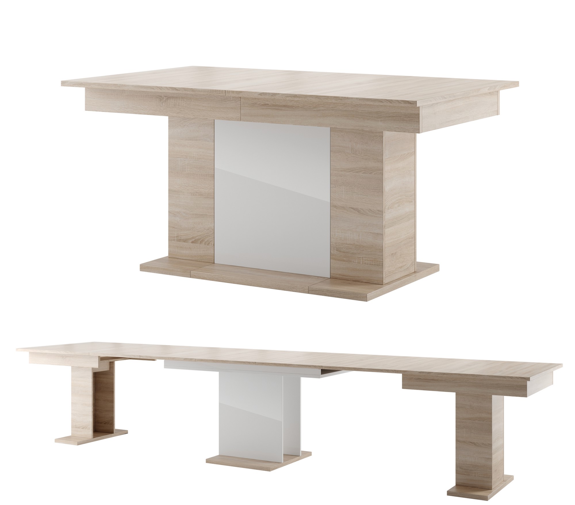 Tisch Star Esstisch Saulentisch Ausziehbar 160 410 Cm Ebay